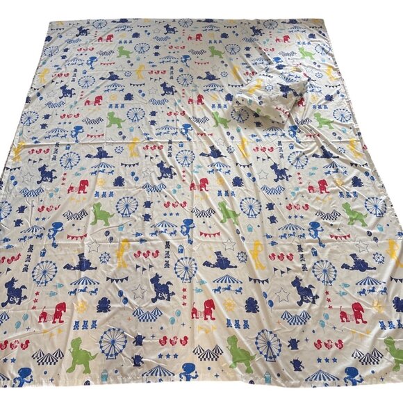 Disney Pixar Toy Story 4 Full Size Bedding Set Fitted & Flat Sheet 2 Pillowcases - Picture 2 of 14